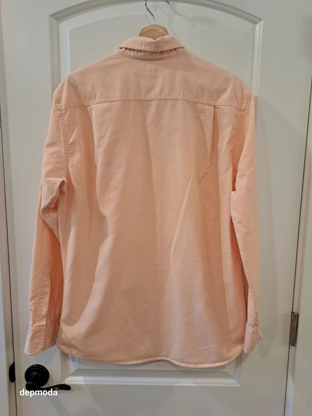 Sonoma Men's Peach Button down long sleeve shirt Size M